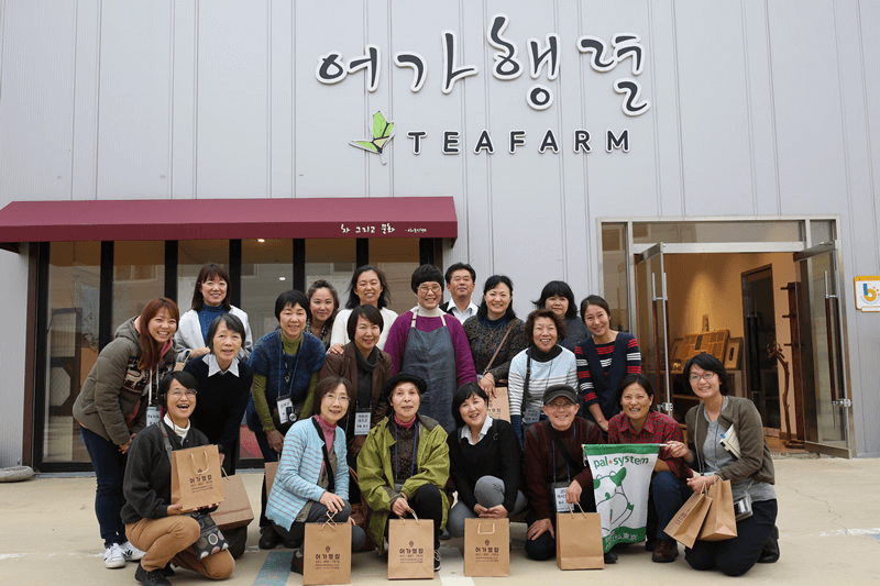 生産者手作りのごぼう茶とごぼうケーキで最後のお茶会