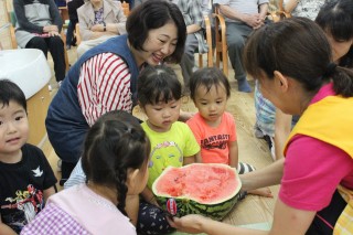 ▲う～ん、美味しそう!!良い香り!! この時期しか味わえない「夏の香り」の代表です。