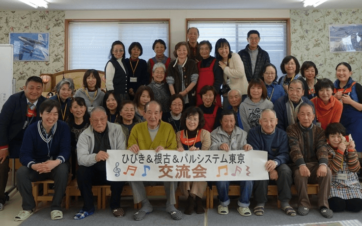 2017年２月11日（土）、東松島市ひびき工業団地仮設住宅で、これまで支援活動に参加した組合員を対象に、住民の方たちとの再会交流と、これからの支援について考える日帰り訪問しました