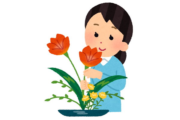 恒例!お正月生け花講習会