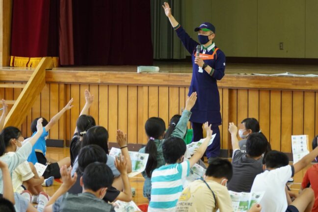 お米クイズでは、たくさんの手があがりました！