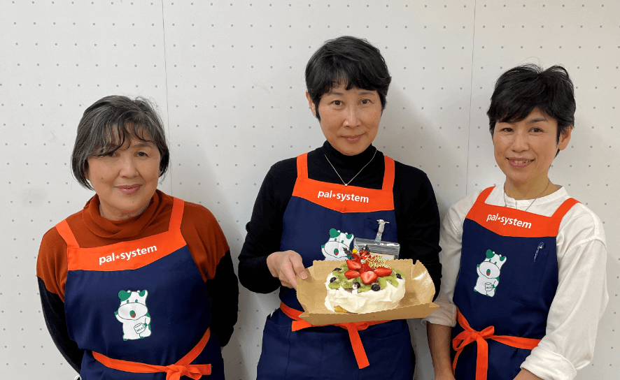 食育リーダーの星野さん、秋葉さん、樋口さん