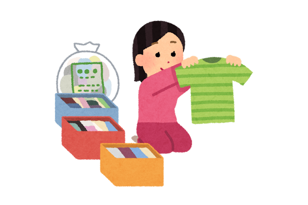 「しまう前に分ける！片付け講座」