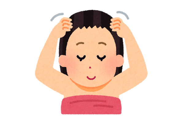 頭皮リンパケアとスマホ首ストレッチ