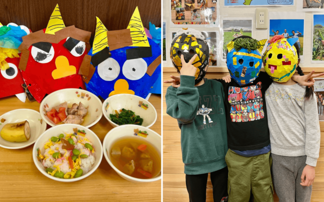 「ぱる★キッズ」「陽だまり」節分行事をおこないました♪