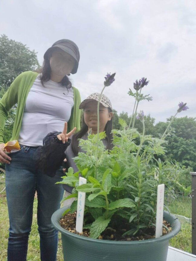 ハーブの寄せ植え体験