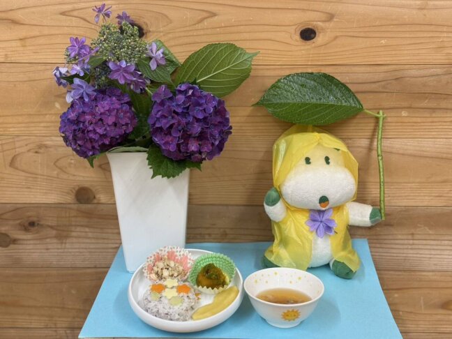 「ぱる★キッズ」「陽だまり」あじさい御膳& 特別プレート♪