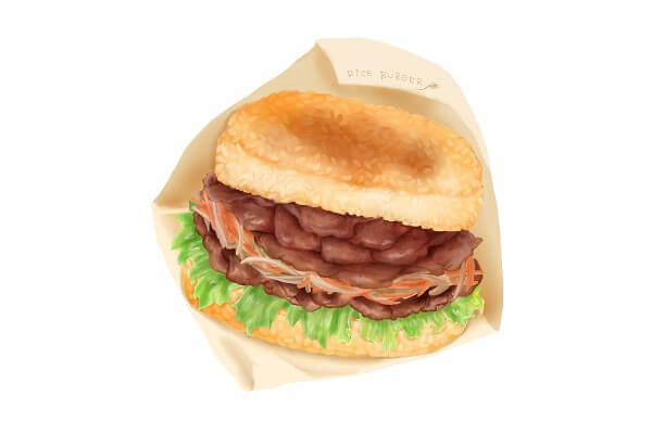 見て!作って!美味しさ実感!焼きおにぎりバーガー!