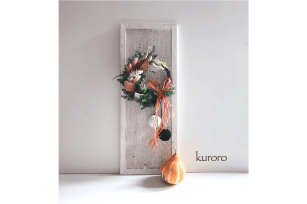 ハロウィンや秋の訪れに向いたリース作り