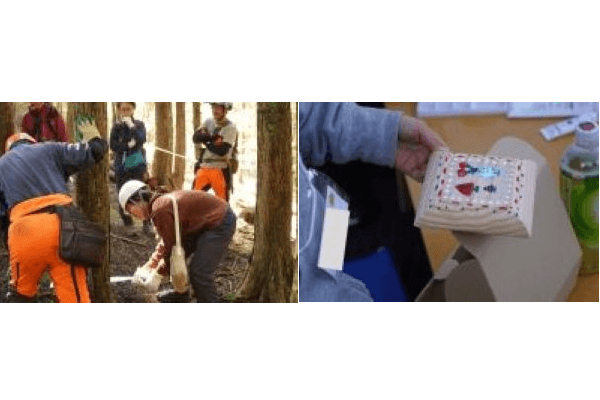 ~守って活かす、森の産直~間伐&アート体験