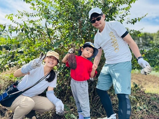 【5】いなぎめぐみの里山　さつまいも掘り