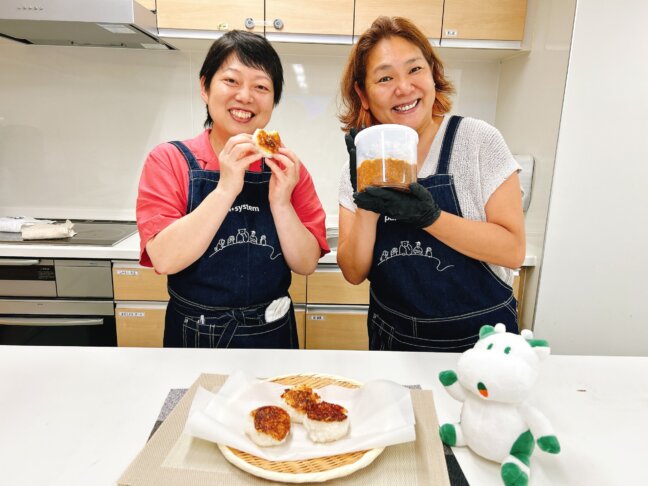 PLA企画「手前みそお披露目会＆焼きおにぎり（五平餅みそ）作り」