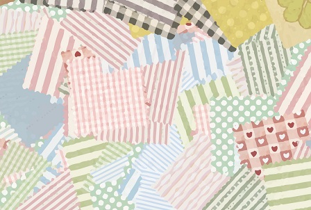 はぎれで作るクリスマスリース お正月飾りにもアレンジできます