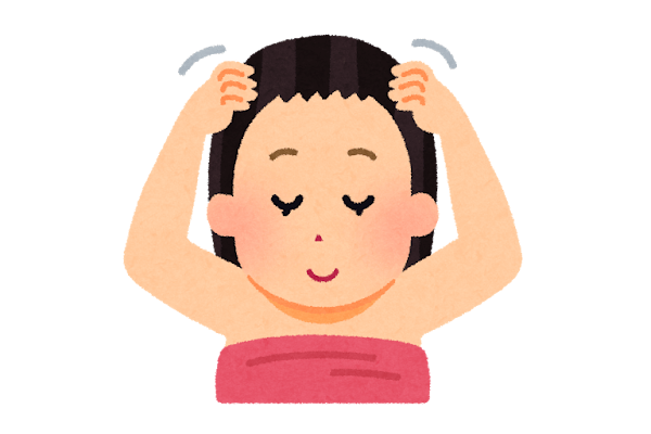 頭皮リンパケアとスマホ首ストレッチ