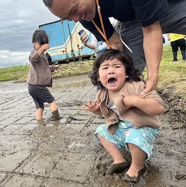 はじめての感触にびっくり！
