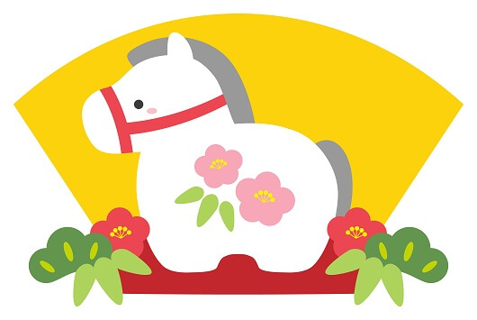 木目込み人形キットで来年の干支作り