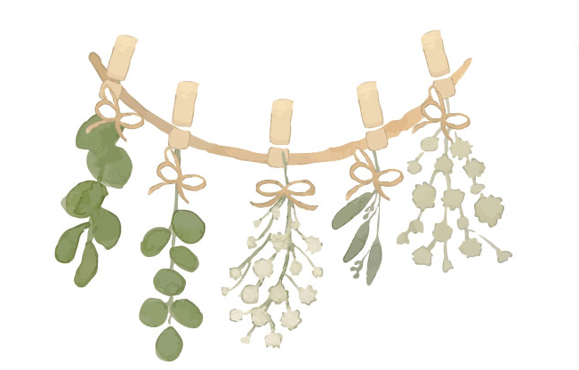 香る生木で季節のスワッグ作り