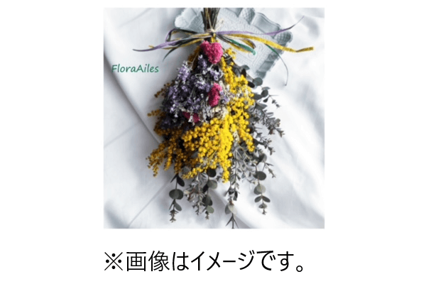 春のスワッグ作り♪