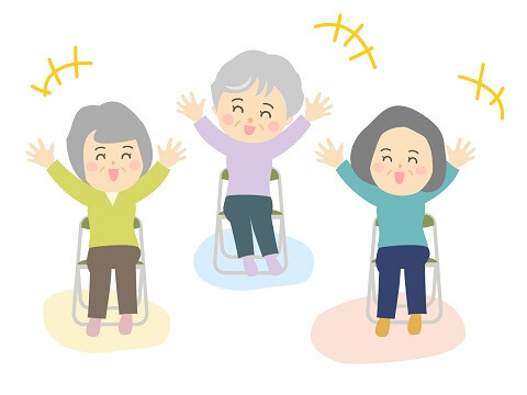 椅子に座ったままのらくらくヨーガ
